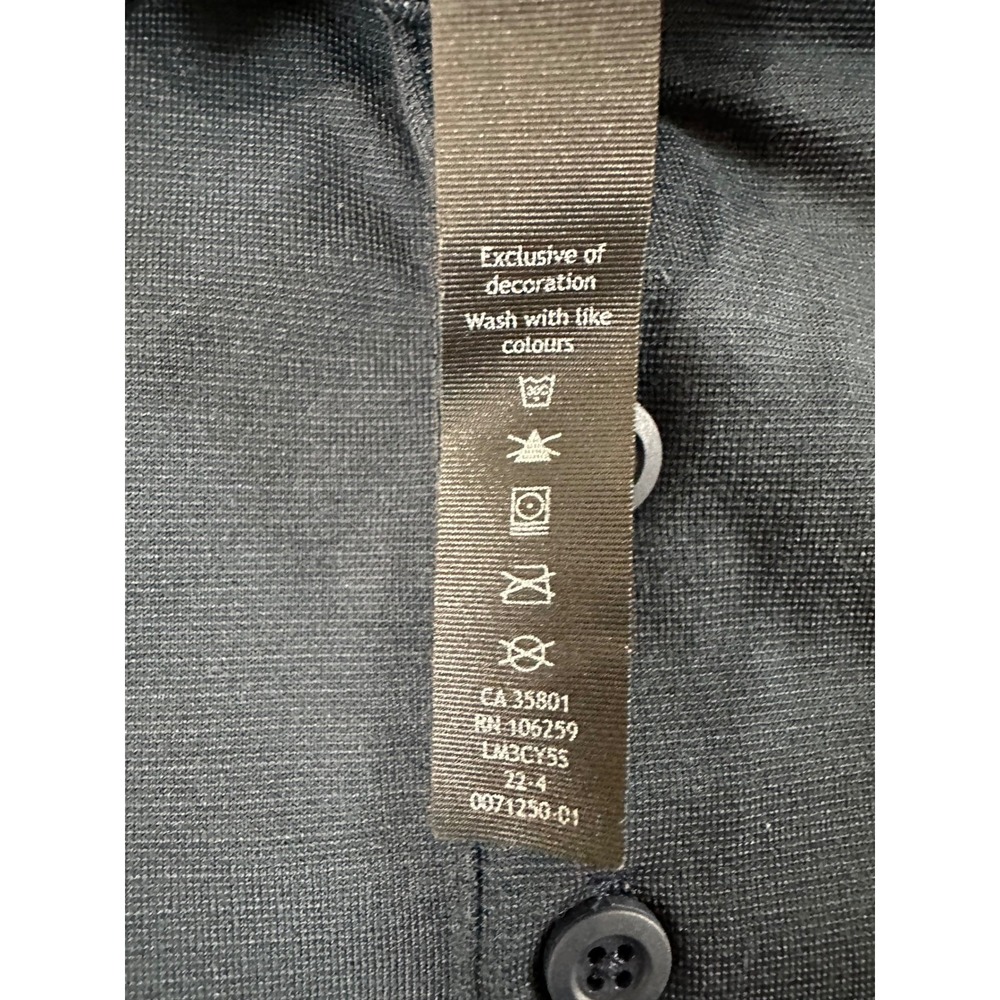 Lululemon Evolution Short-Sleeve Polo Shirt Mens Size XS Navy Blue EUC - Picture 3 of 9